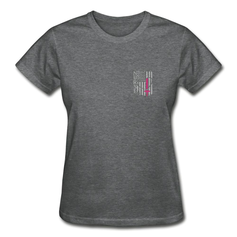 Nurse Flag Gildan Ultra Cotton Ladies T-Shirt (CK1213)