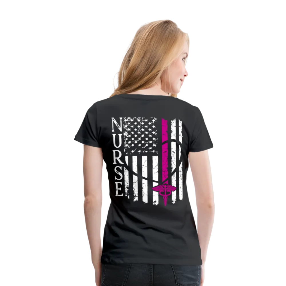 Nurse flag Women’s Premium T-Shirt (CK1674)