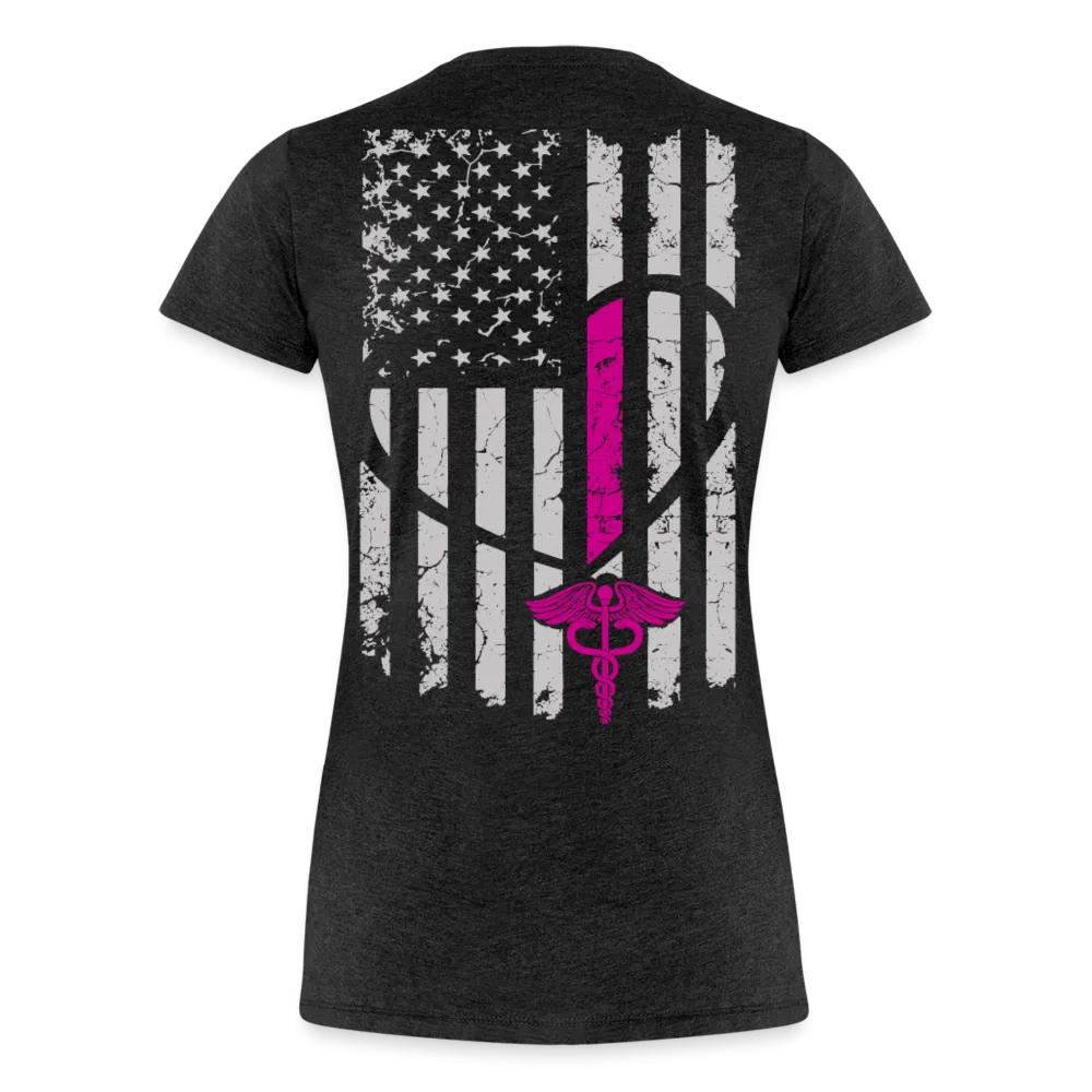 Nurse Flag Women’s Premium T-Shirt  (CK1818) updated