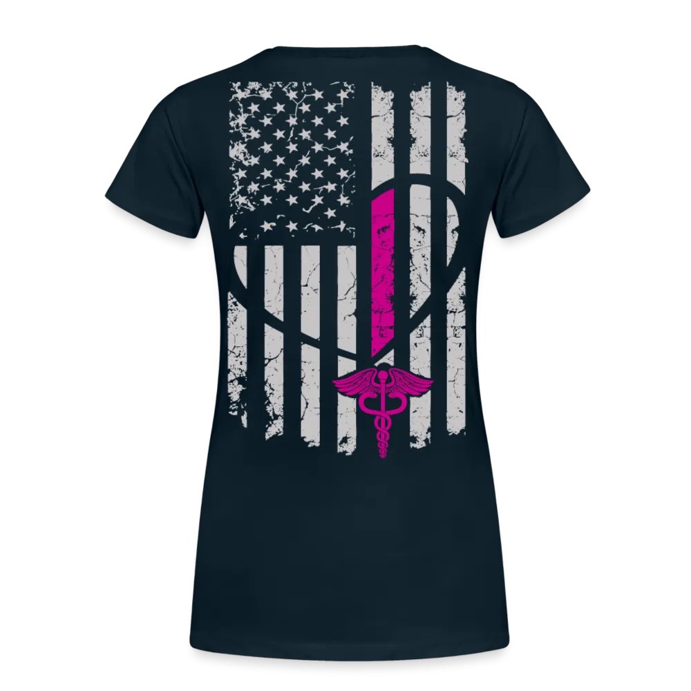 Nurse Flag Women’s Premium T-Shirt  (CK1818) updated