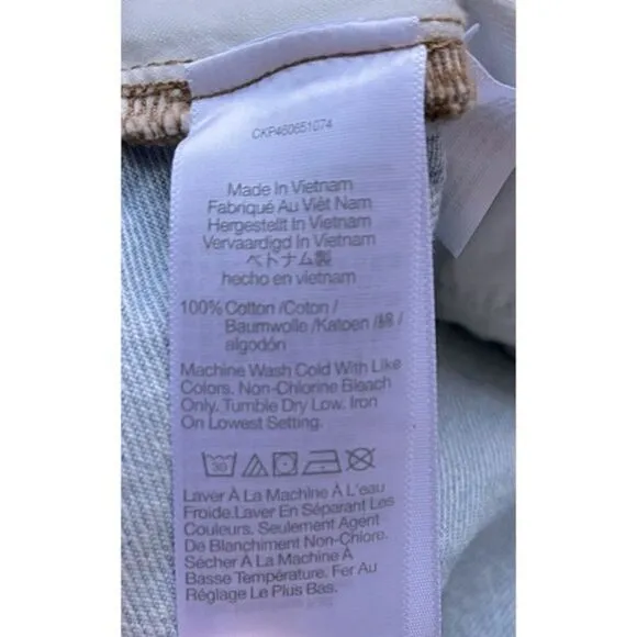 NWT Madewell Relaxed Denim Shorts in Essen Wash, Size 30