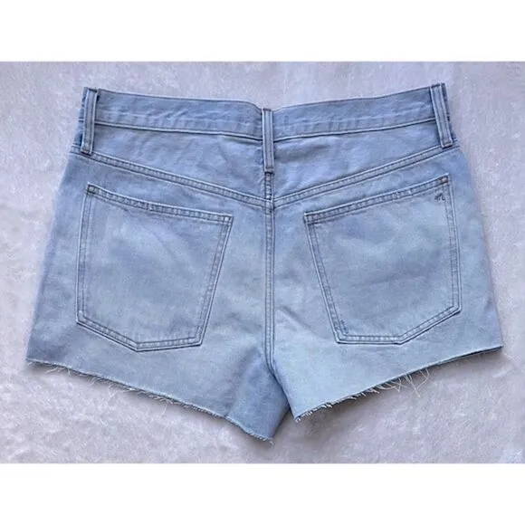 NWT Madewell Relaxed Denim Shorts in Essen Wash, Size 30