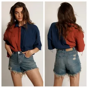 NWT One Teaspoon High Rise Colorado Bonita Fray Shorts