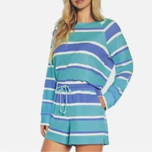 NWT Wildfox Sweatshirt &amp; Short Lounge Set