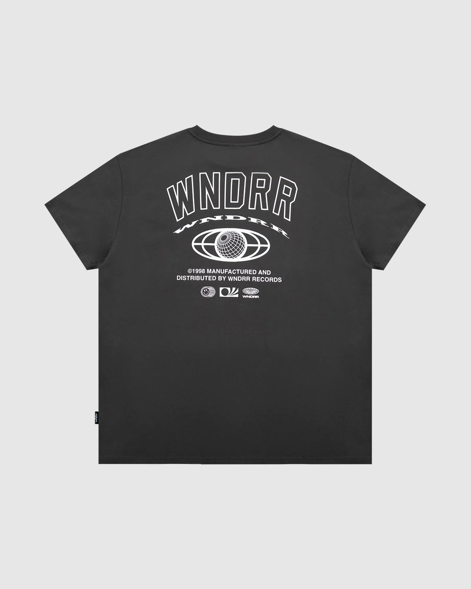 OUTLET BOX FIT TEE - FADED BLACK