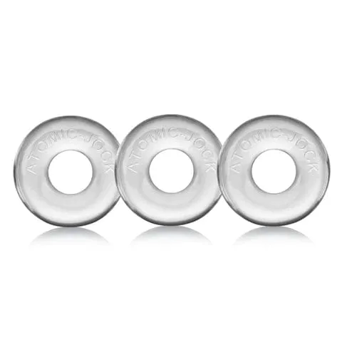 OXBALLS Ringer, 3-Pack Of Do-Nut-1 - Clear