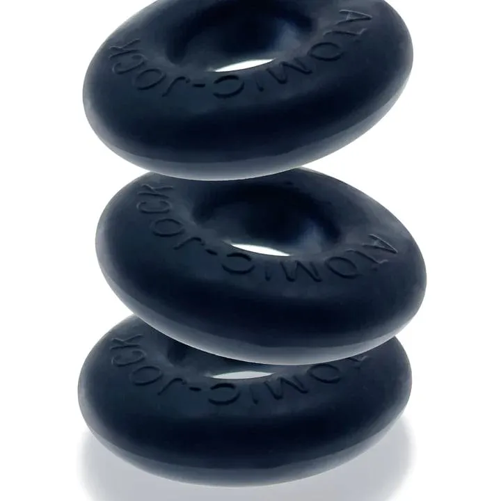 Oxballs Ringer, Cockring 3-Pack - Plus Silicone Special Edition - Night