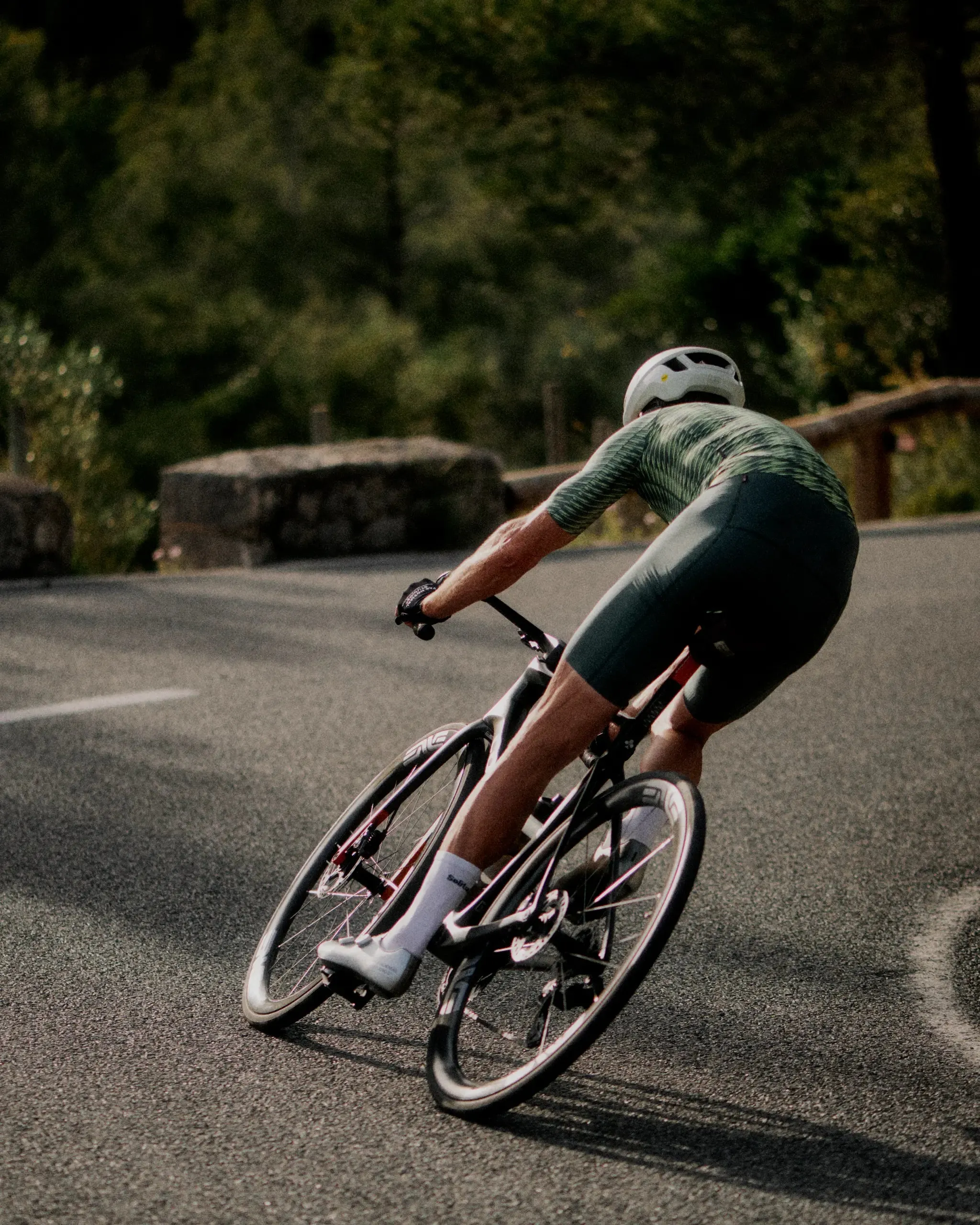 Pas Normal Studios - Solitude Jersey - Dark Moss/Lime Green