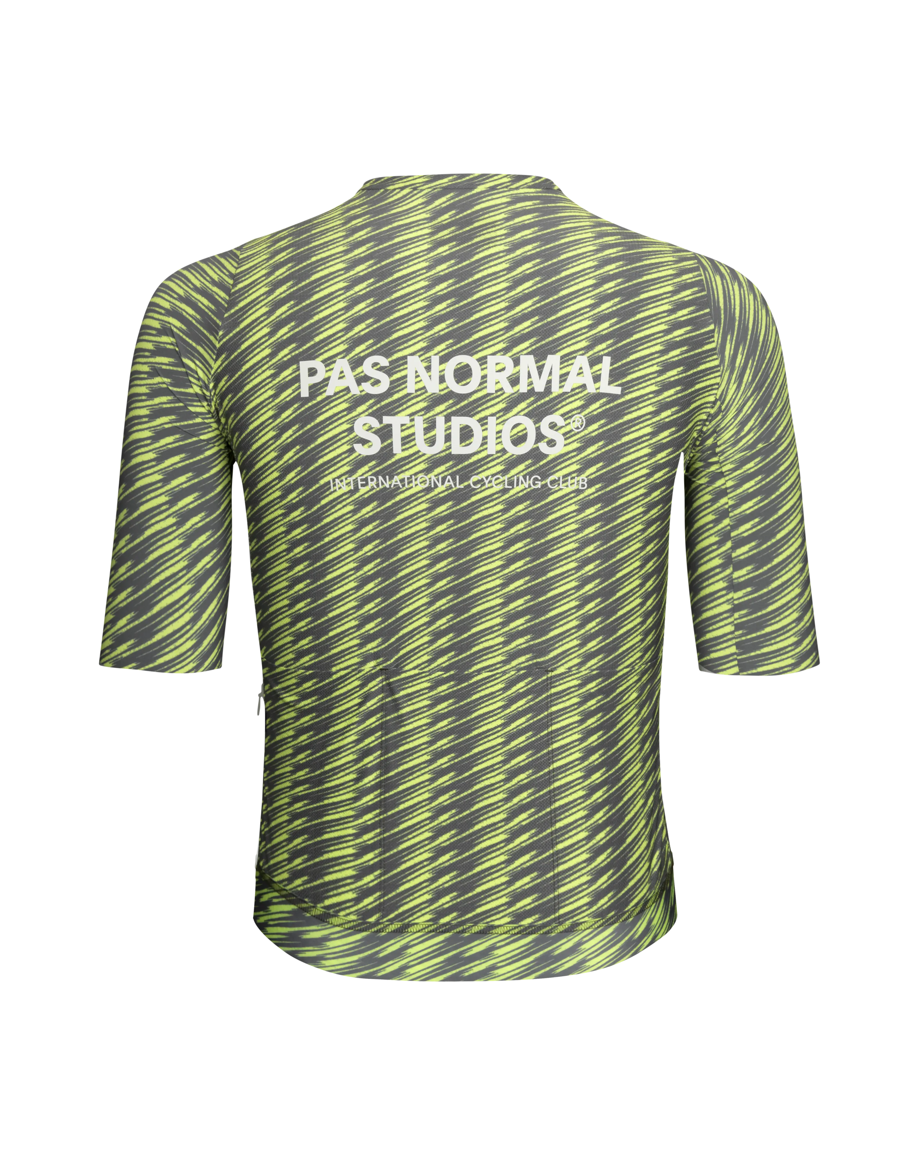 Pas Normal Studios - Solitude Jersey - Dark Moss/Lime Green
