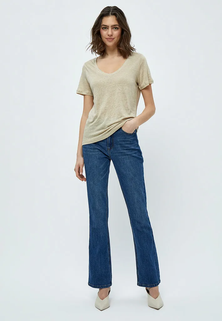 PCDicte V T-Shirt - Feather Gray