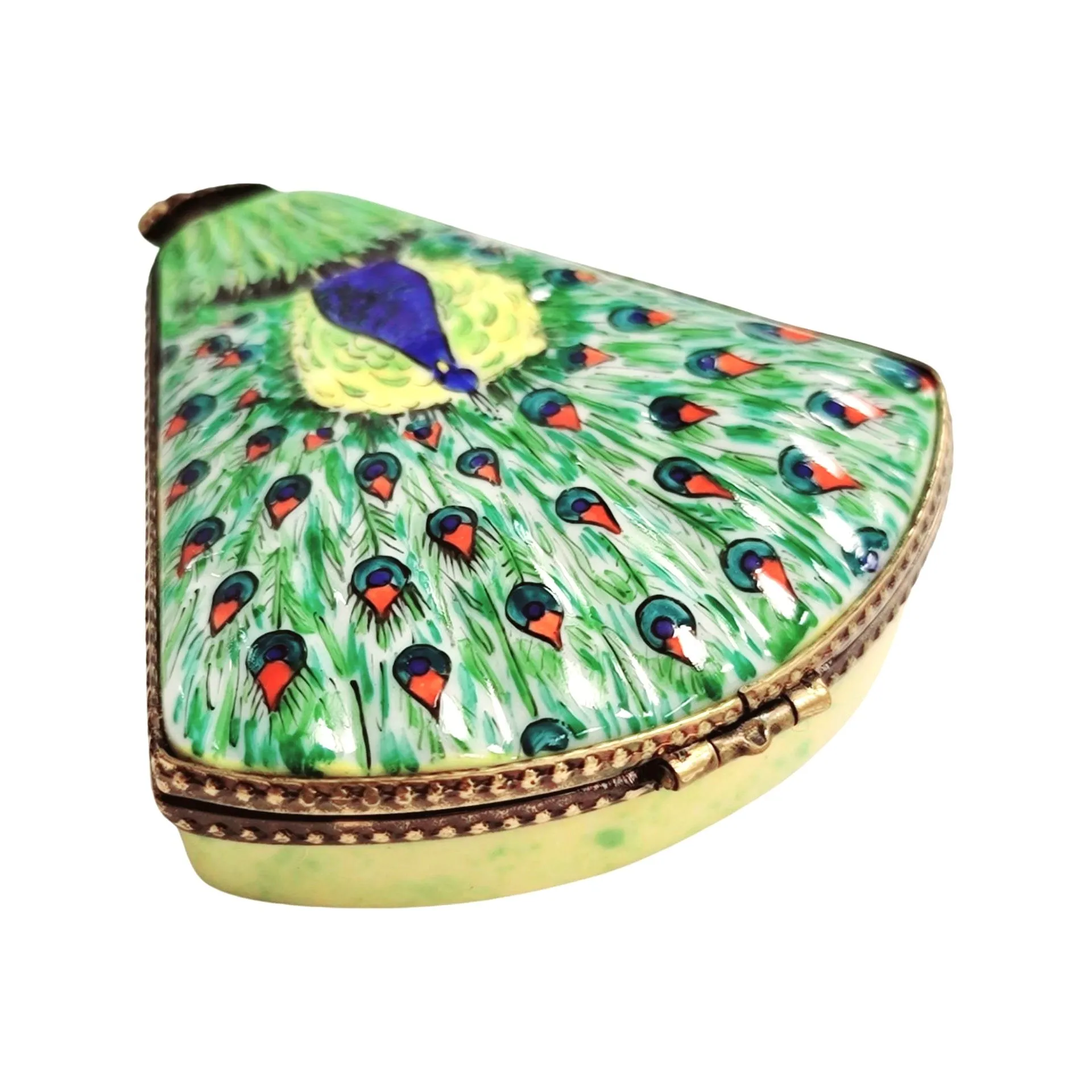 Peacock Feather Fan