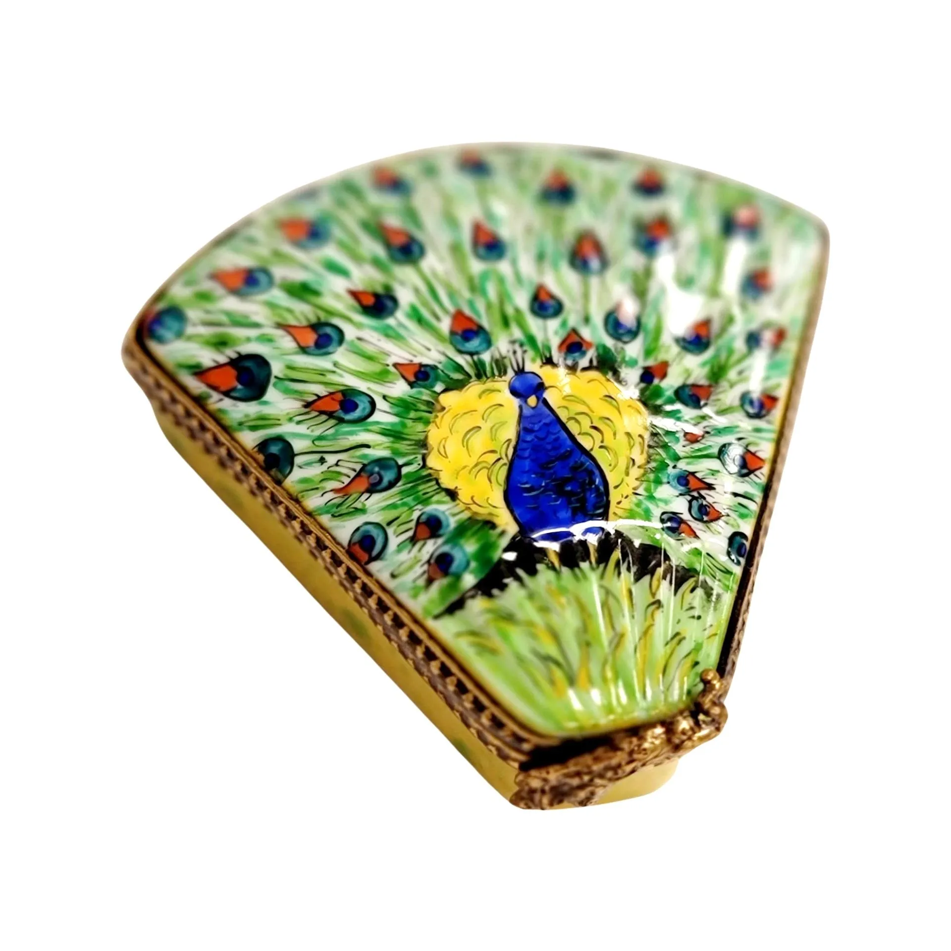 Peacock Feather Fan