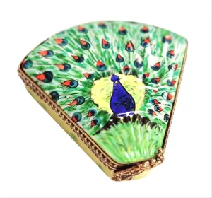 Peacock Feather Fan