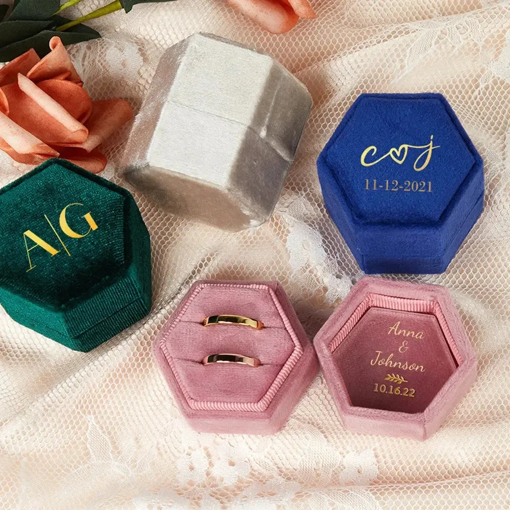 Personalized Ring Box for Weddings and Engagements