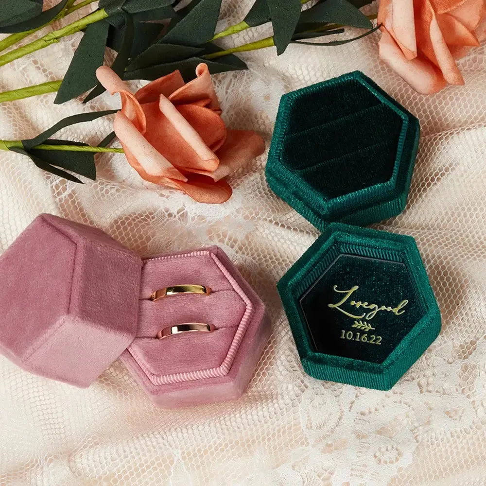 Personalized Ring Box for Weddings and Engagements