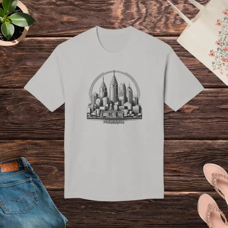 Philly Skyline Tee Made for Trendy Fashion Lovers