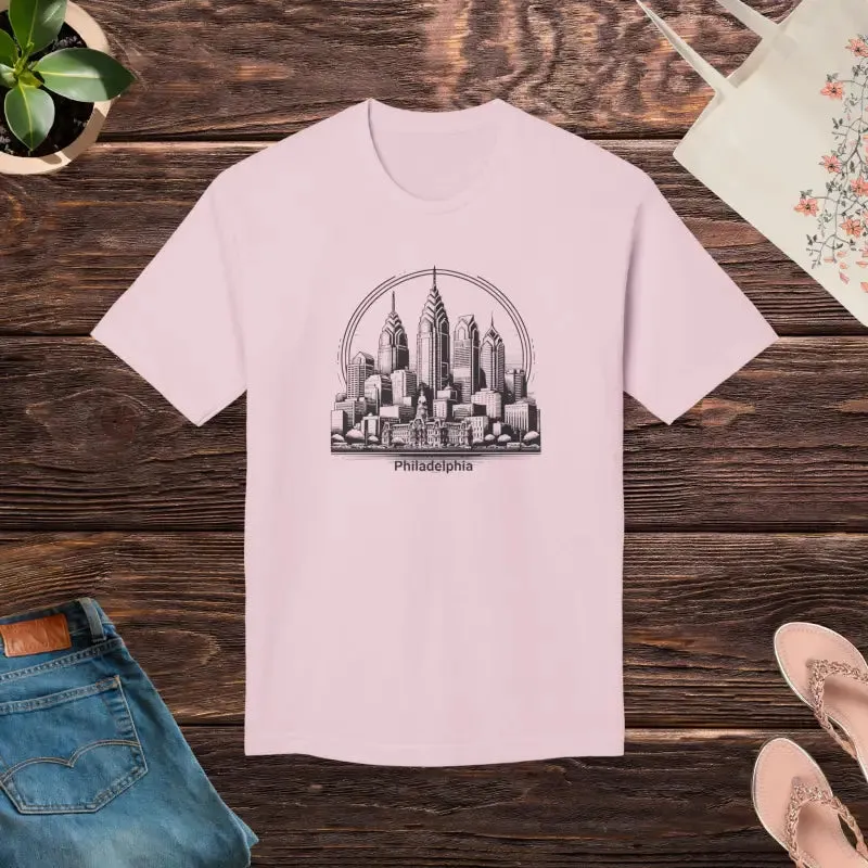Philly Skyline Tee Made for Trendy Fashion Lovers