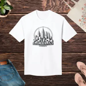 Philly Skyline Tee Made for Trendy Fashion Lovers