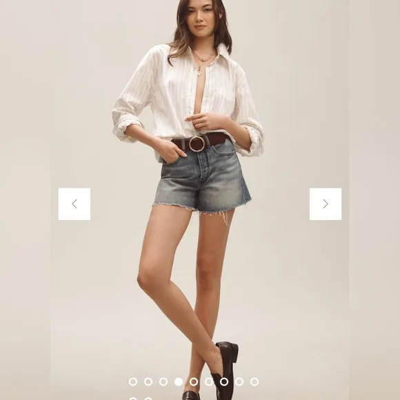Pilcro/Anthropologie The Everyday Denim Shorts Size 32. NWT