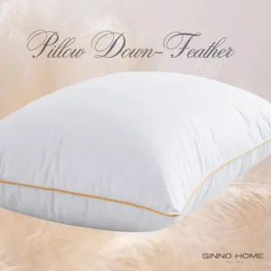 Pillow Down-Feather with Downproof Cotton Shell 300 Thread Count