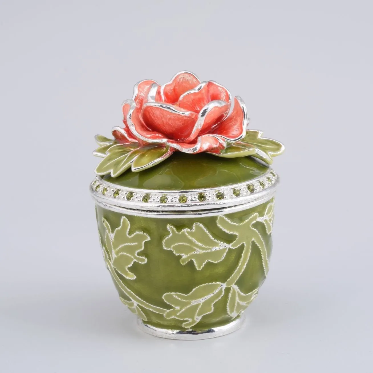 Pink Flower on a Vase Box
