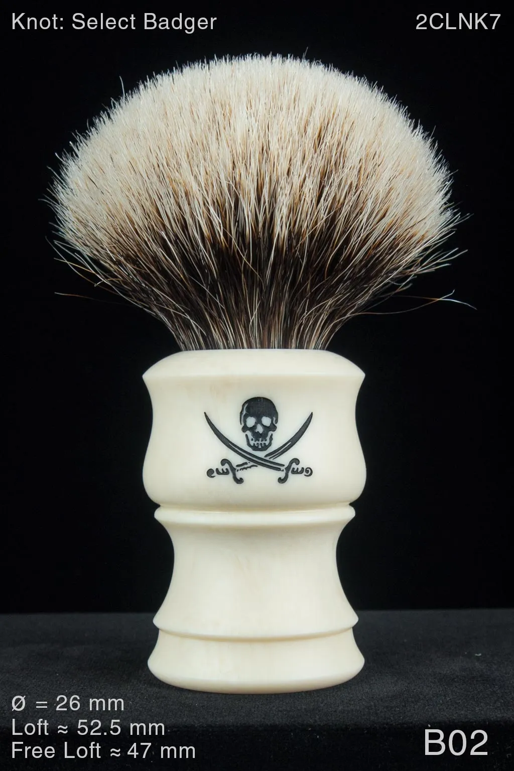 Pirate 26 mm Satin Ivory