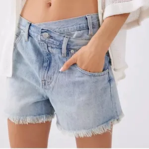 Pistola Bobbie Cut Off Short Encinitas High Rise Crossover Cutoff Shorts 26 NWT