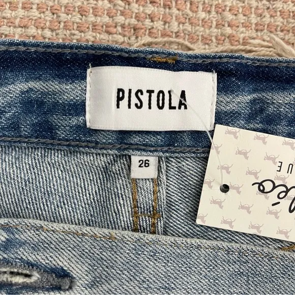 Pistola Bobbie Cut Off Short Encinitas High Rise Crossover Cutoff Shorts 26 NWT