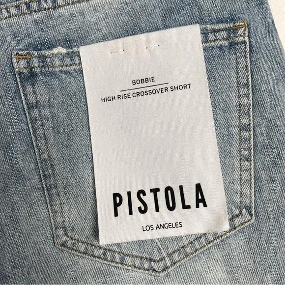 Pistola Bobbie Cut Off Short Encinitas High Rise Crossover Cutoff Shorts 26 NWT
