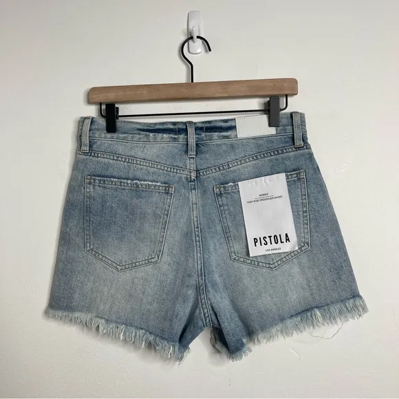 Pistola Bobbie Cut Off Short Encinitas High Rise Crossover Cutoff Shorts 26 NWT