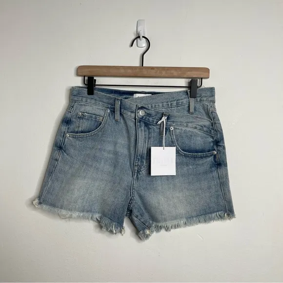 Pistola Bobbie Cut Off Short Encinitas High Rise Crossover Cutoff Shorts 26 NWT