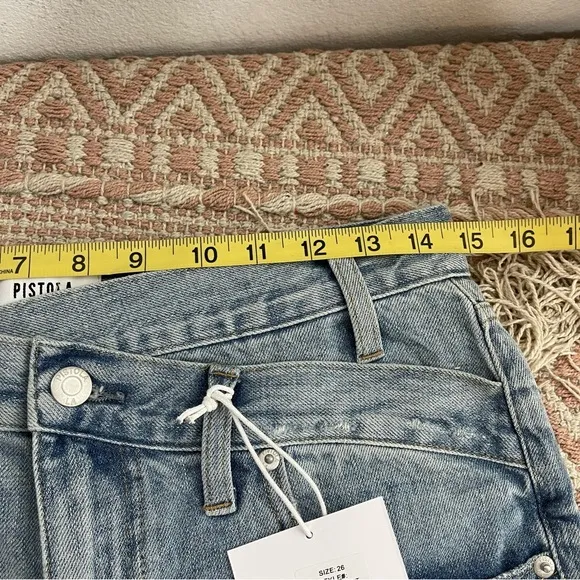 Pistola Bobbie Cut Off Short Encinitas High Rise Crossover Cutoff Shorts 26 NWT