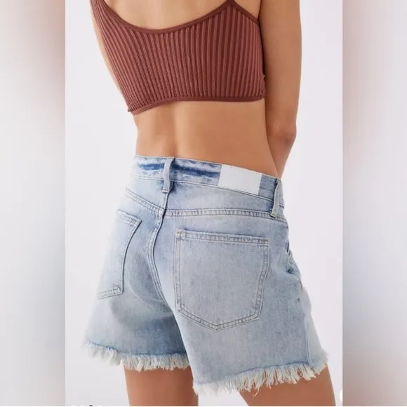 Pistola Bobbie Cut Off Short Encinitas High Rise Crossover Cutoff Shorts 26 NWT