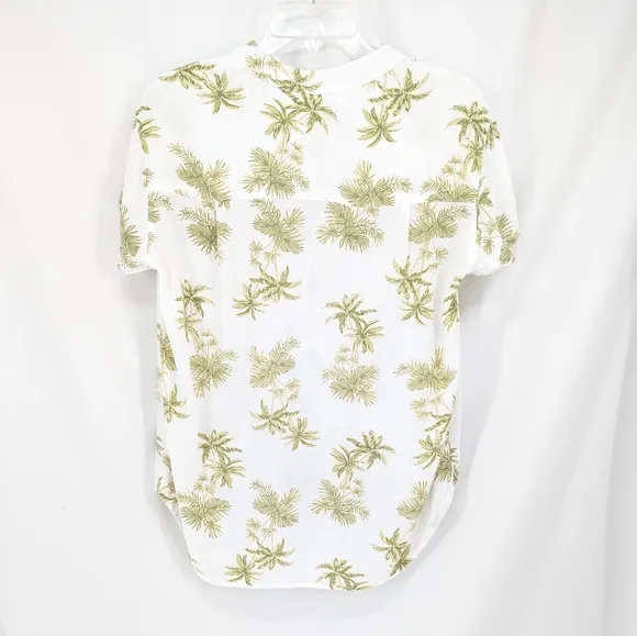 Piyama Maggie Pajama Set Vintage Palm Tree Olive Size Small