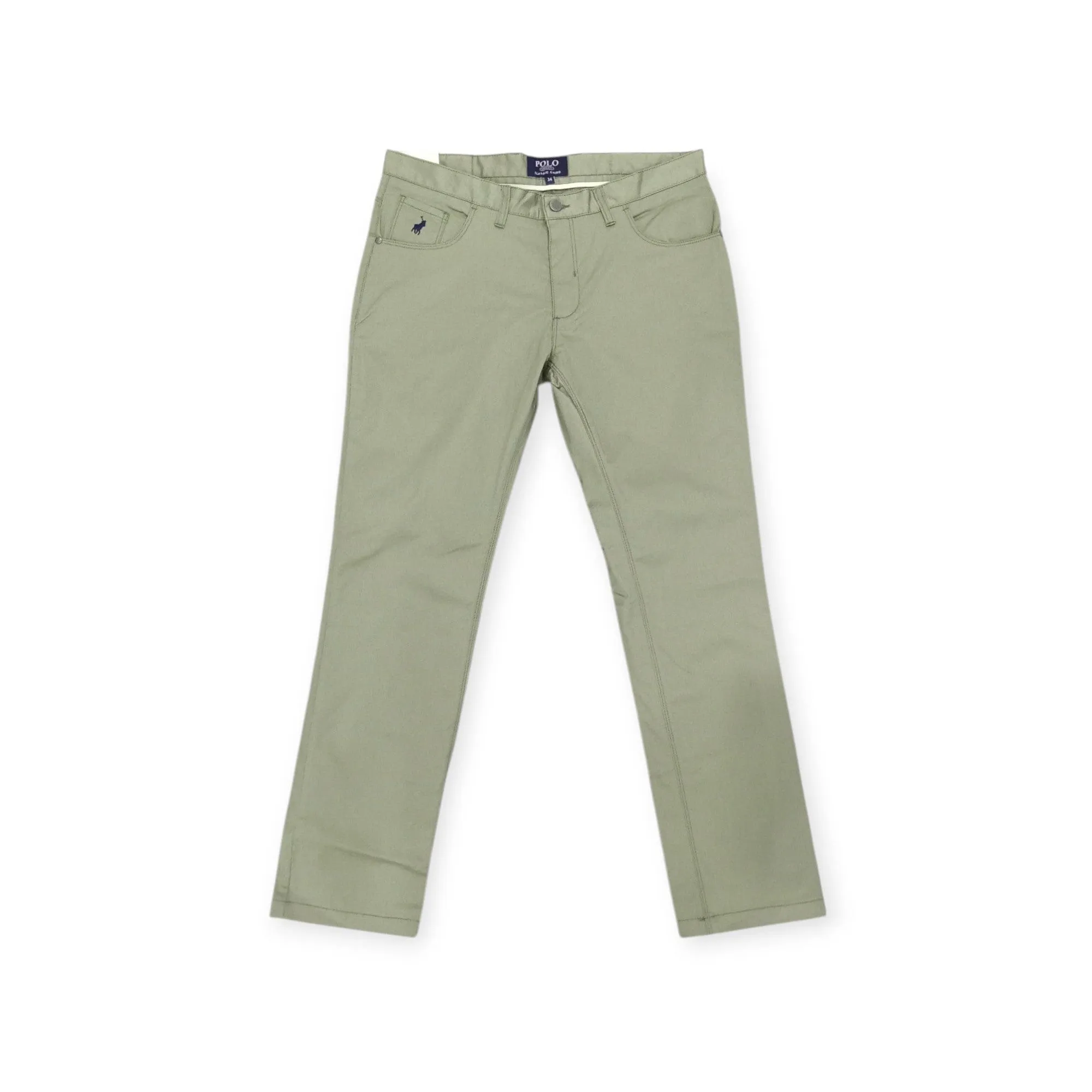 Polo Men's 5 Pocket Slim Leg Trouser Sage