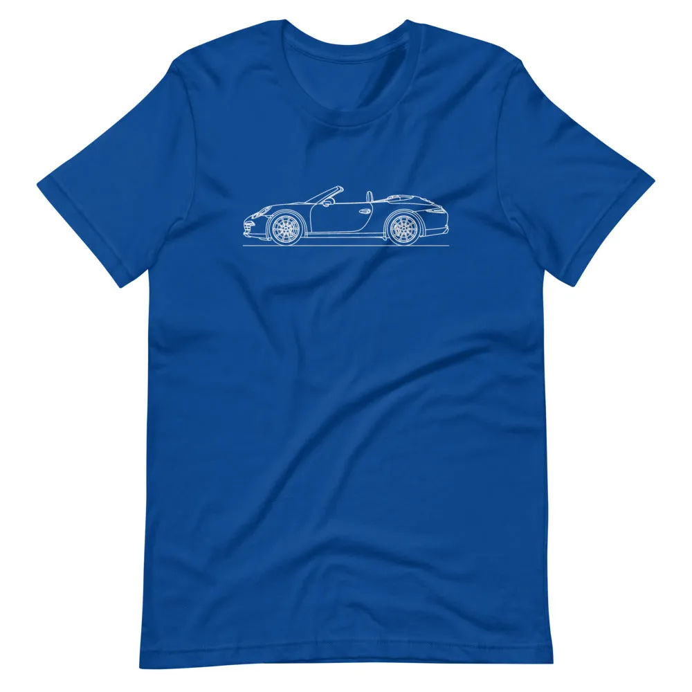 Porsche 911 991.1 Cabriolet silhouette T-shirt