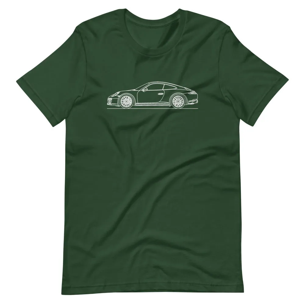 Porsche 911 991.2 GTS silhouette T-shirt