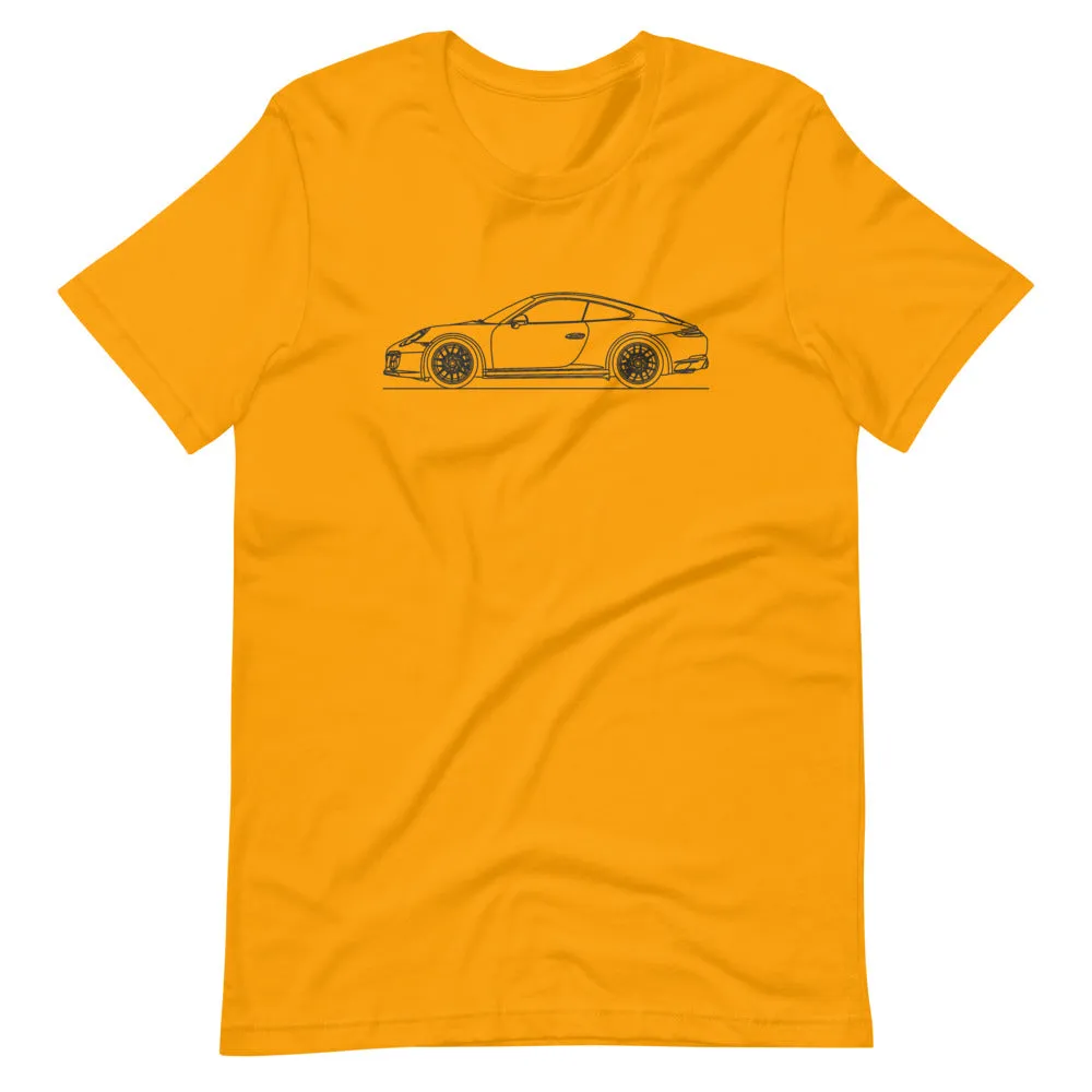 Porsche 911 991.2 GTS silhouette T-shirt