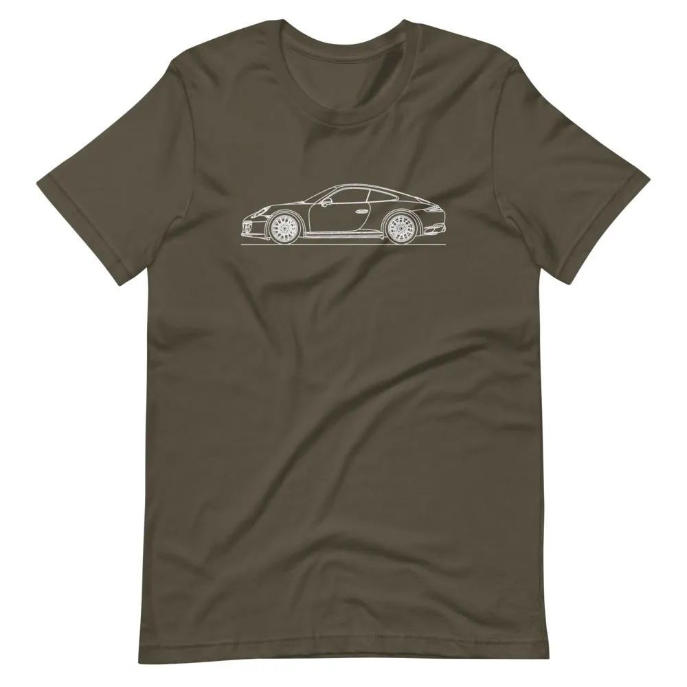 Porsche 911 991.2 GTS silhouette T-shirt