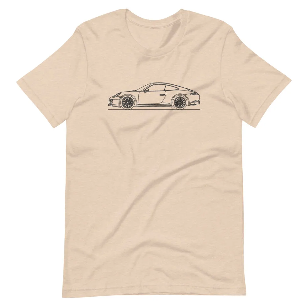 Porsche 911 991.2 GTS silhouette T-shirt