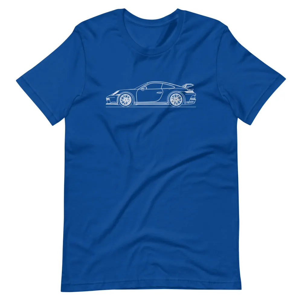 Porsche 911 992 GT3 silhouette t-shirt