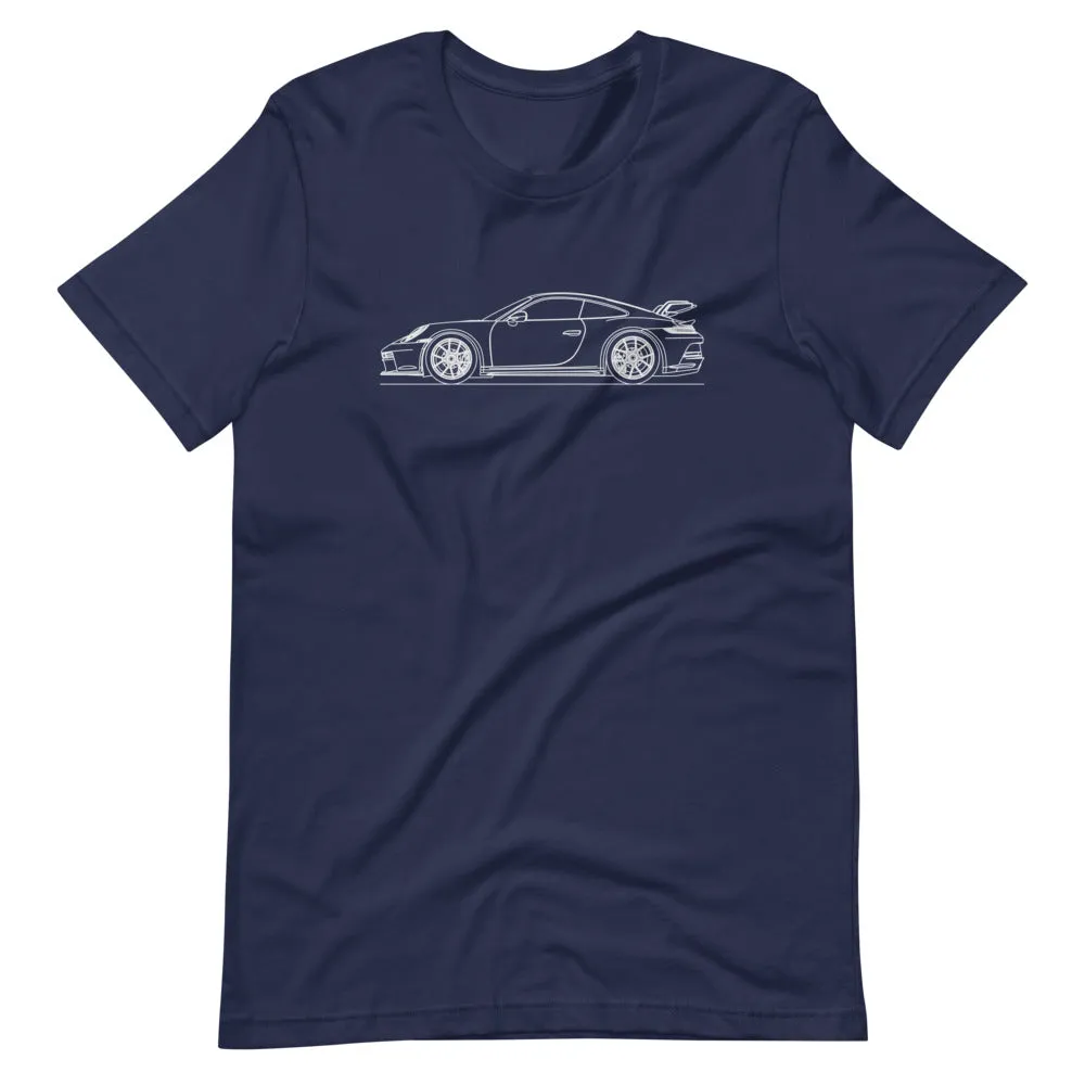 Porsche 911 992 GT3 silhouette t-shirt