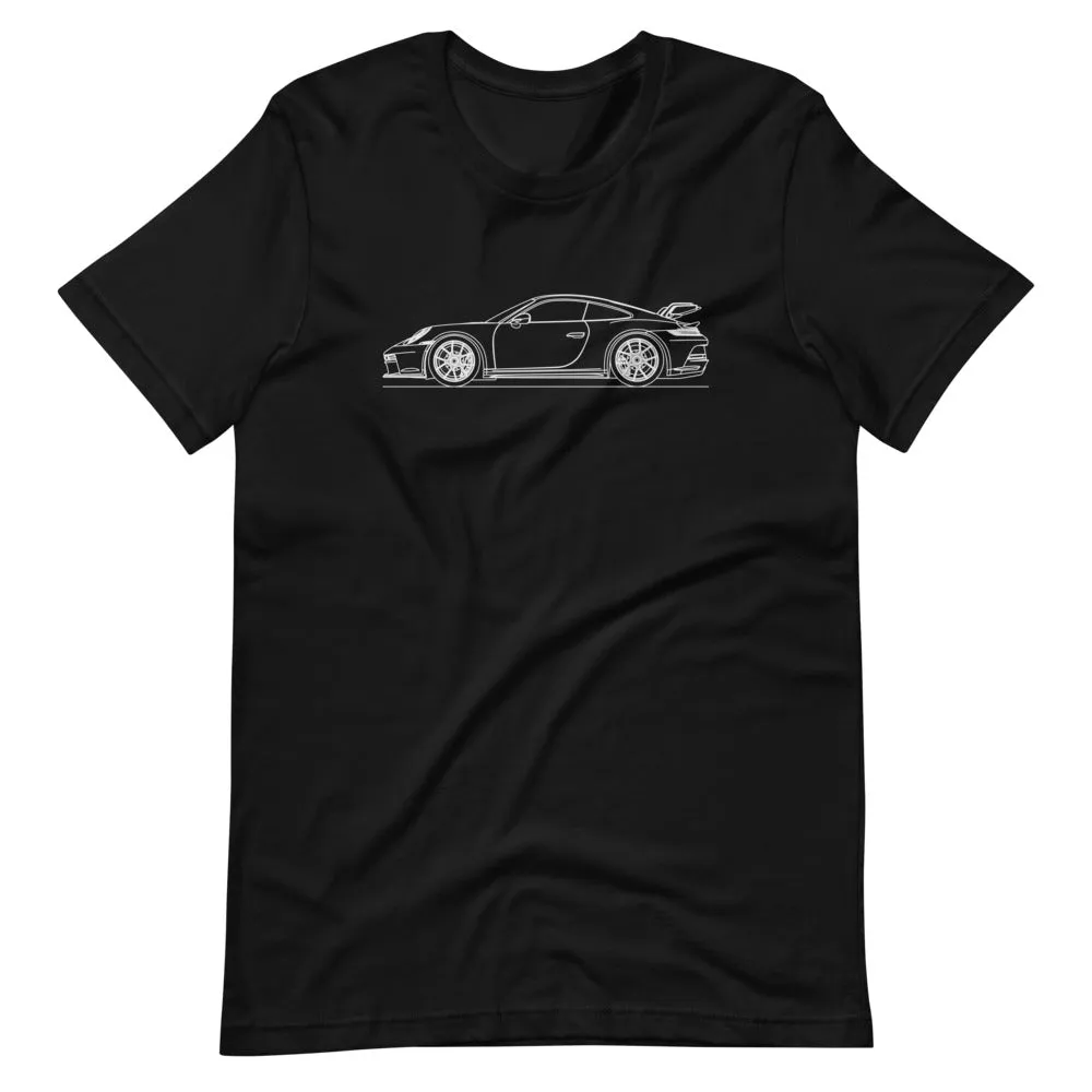 Porsche 911 992 GT3 silhouette t-shirt