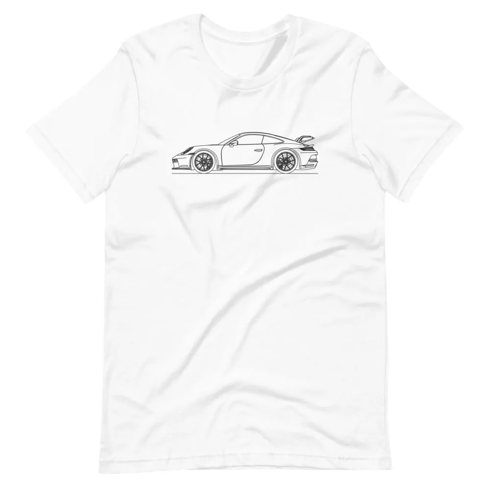 Porsche 911 992 GT3 silhouette t-shirt