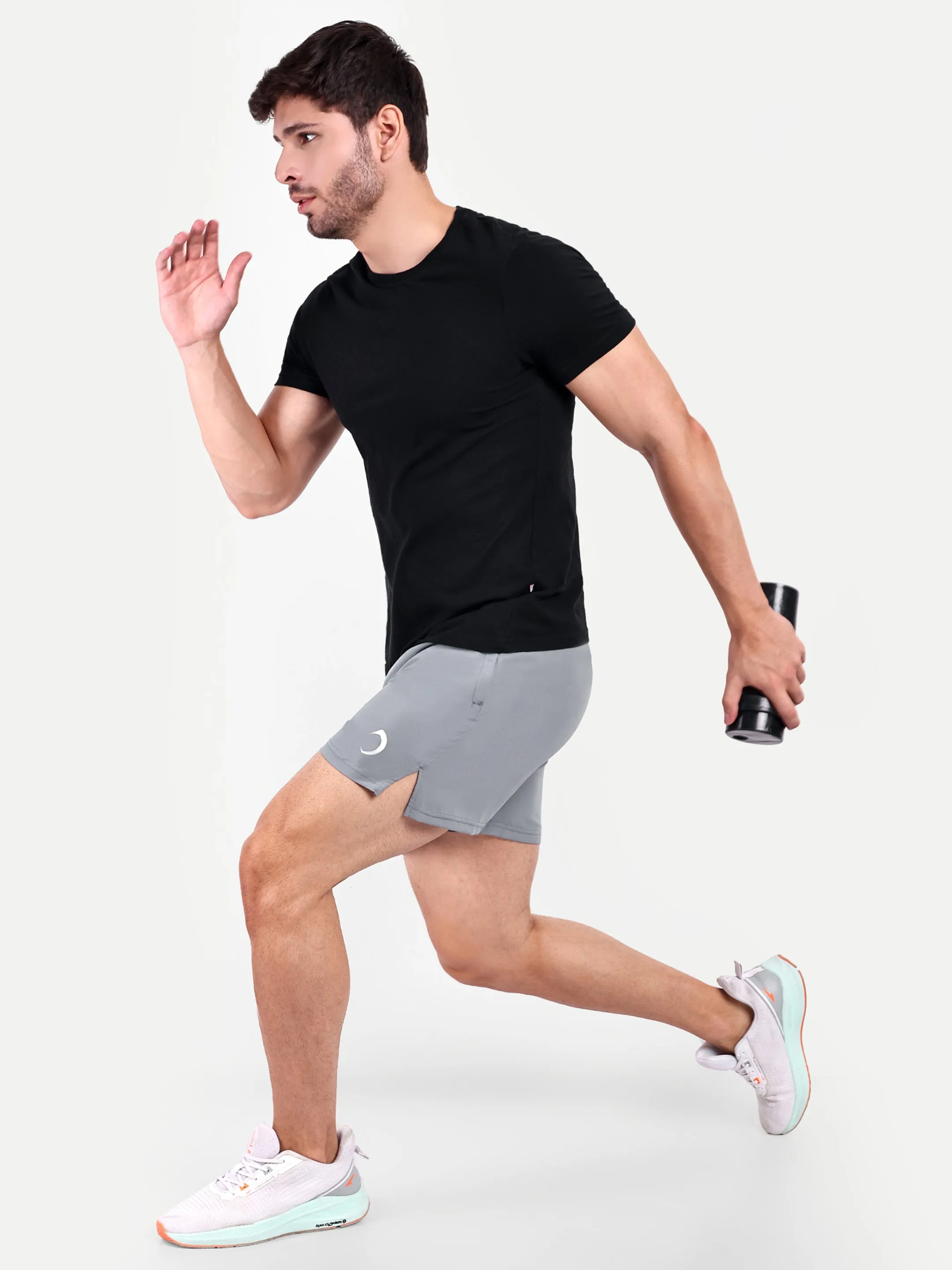 Power 5" Shorts - Charcoal Grey