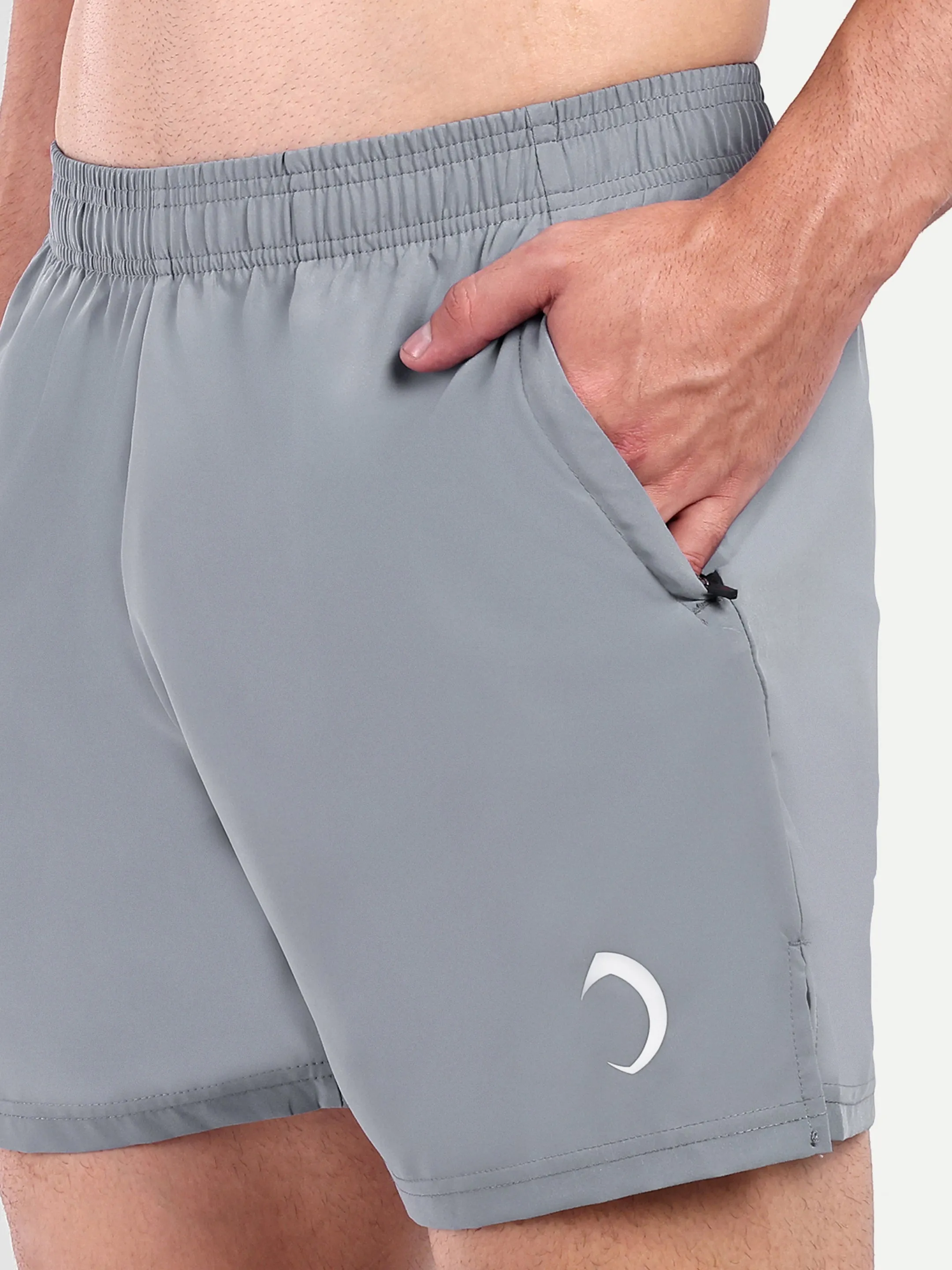 Power 5" Shorts - Charcoal Grey
