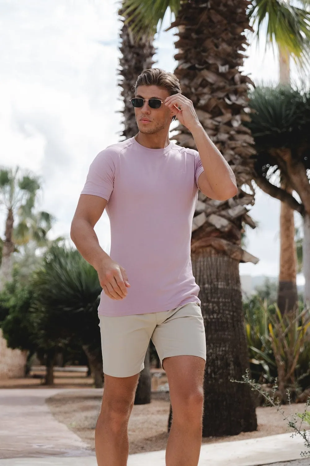 Premium Muscle Fit T-Shirt in Smoky Lilac