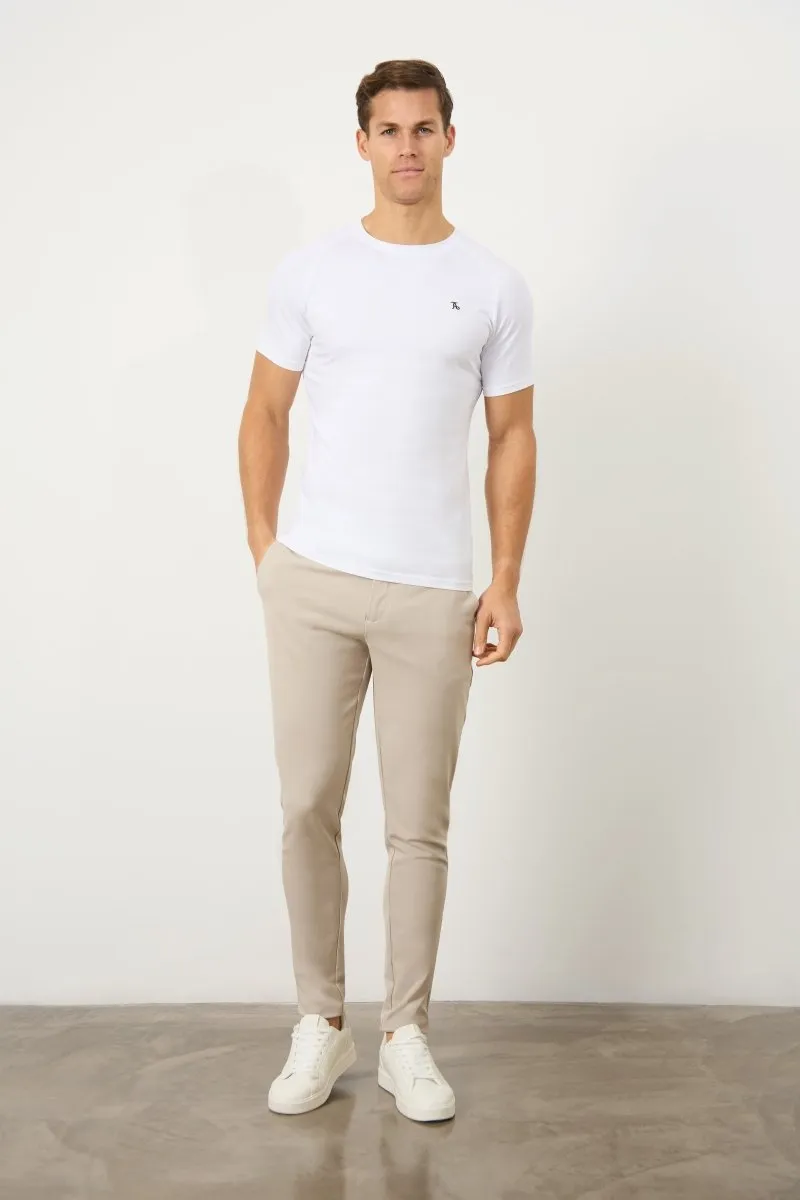 Premium Muscle Fit T-Shirt in White