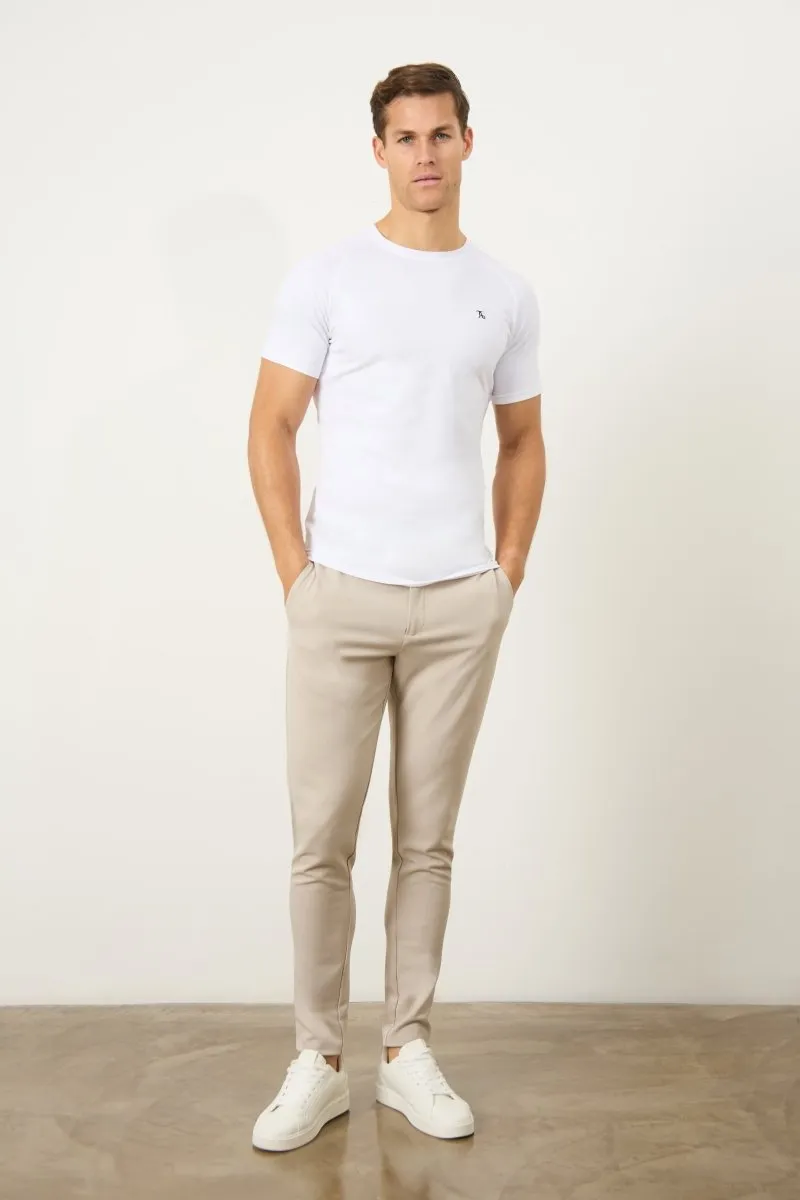 Premium Muscle Fit T-Shirt in White