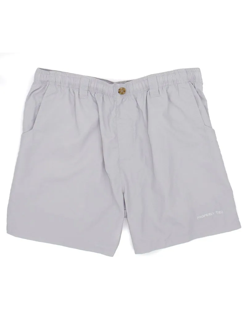 Properly Tied Boys Mallard Short - Light Grey